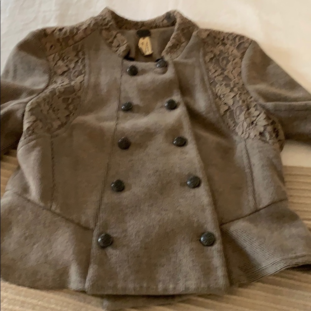 Free People Cropped Jacket